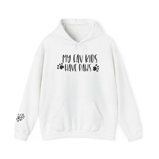My Fav Kids Have Paws Adult Heavy Blend™ Hooded Sweatshirt