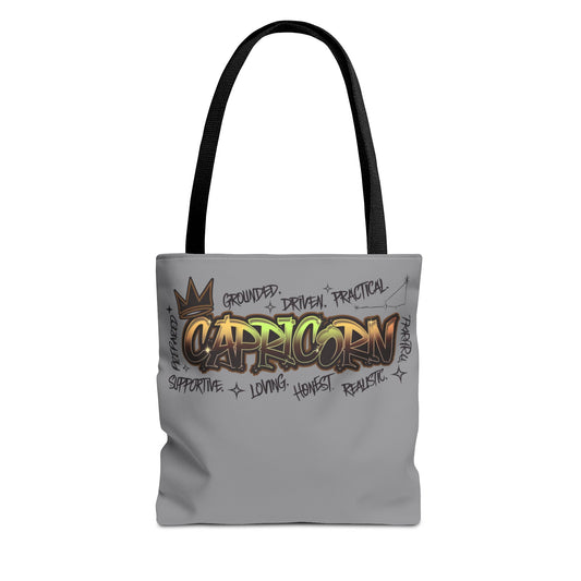 Capricorn Street Art Canvas Tote Bag