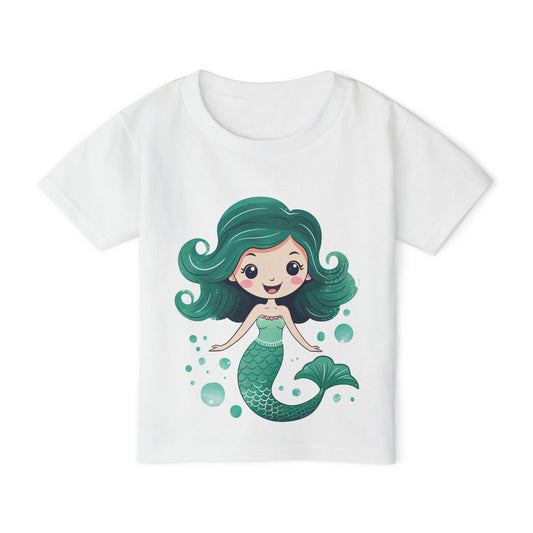 Teal Mermaid Heavy Cotton™ Toddler T-shirt