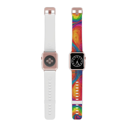 Vibrant Color Swirl Watch Band for Apple Watch