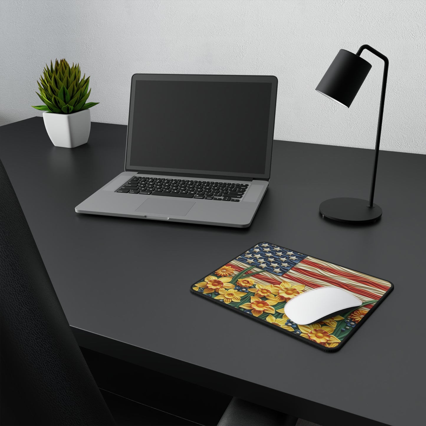Freedom in Bloom Non-Slip Gaming Mouse Pad