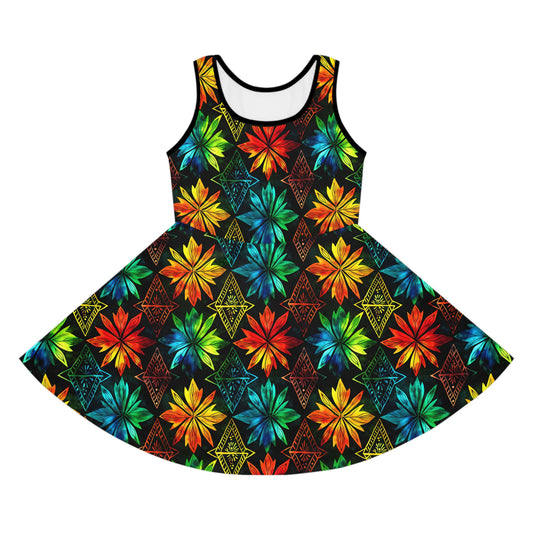 Celebration Mosaic Girls' Sleeveless Sundress
