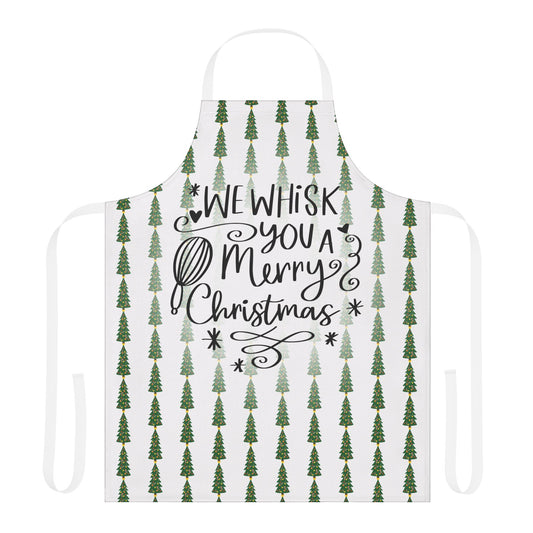 We Whisk You A Merry Christmas (Trees) Apron