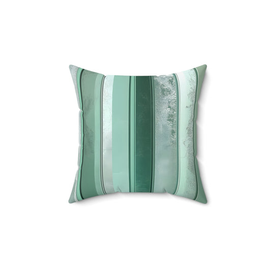Seafoam Glass Throw Pillow