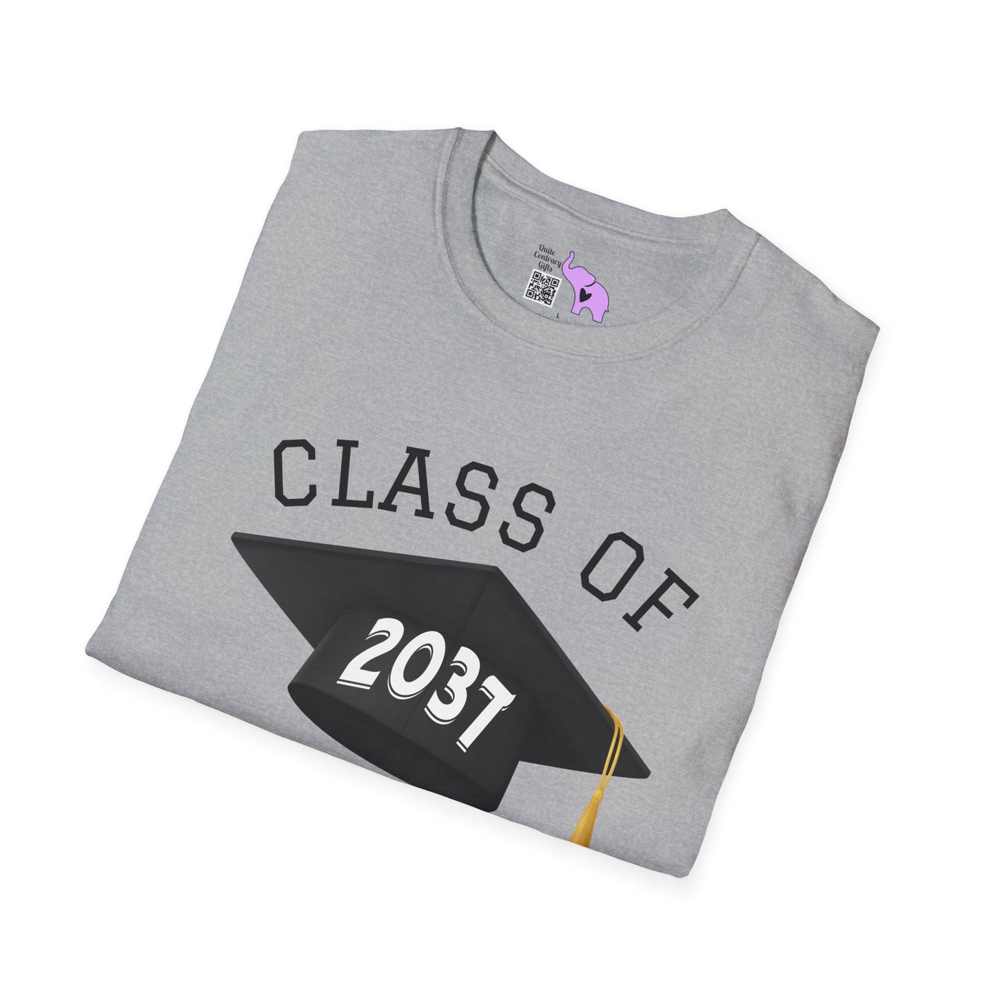 Class of 2037 Unisex Tshirt for 2025/26 First Graders (Style 2)
