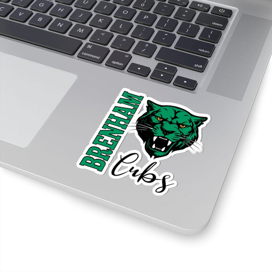 Brenham Vertical Fury, Black Kiss-Cut Decal
