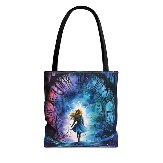 Alice Lost In Time Canvas Tote Bag