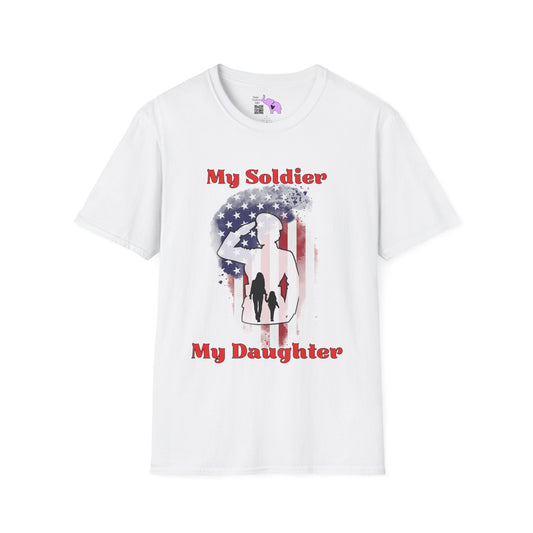 My Soldier My Daughter (Mom) Adult T-shirt