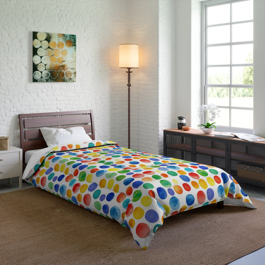 Colorful Polka Dots Comforter