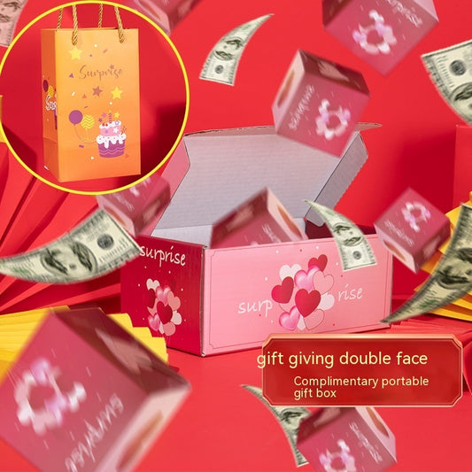 Valentine's Day Surprise Jump Gift Box