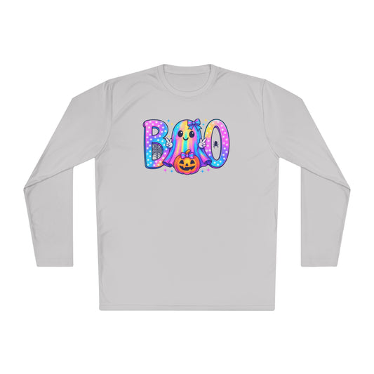 Pastel Boo Adult Long Sleeve Tee