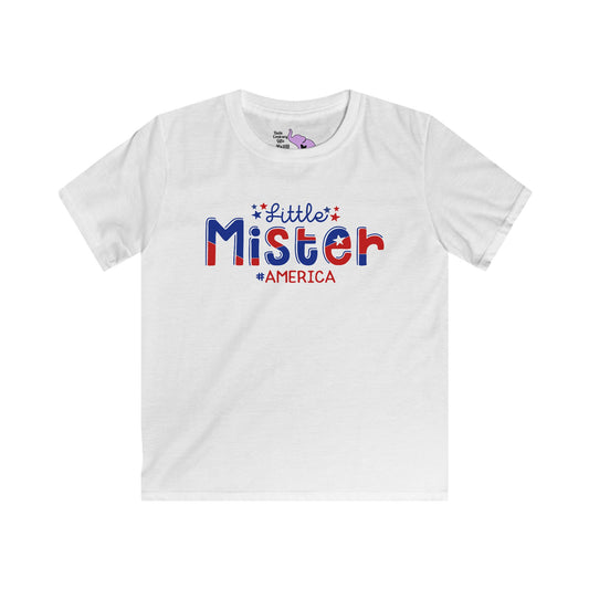 Little Mister America Youth Softstyle Tee