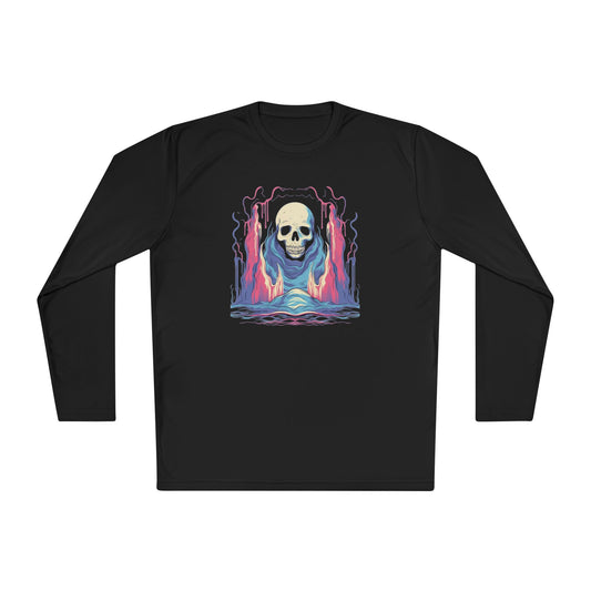 Creepy Ghost 2 Adult Long Sleeve Tee