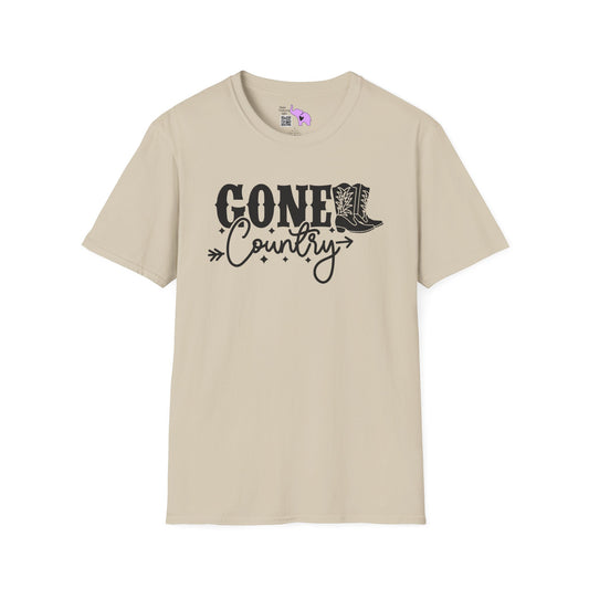 Gone Country Adult T-shirt