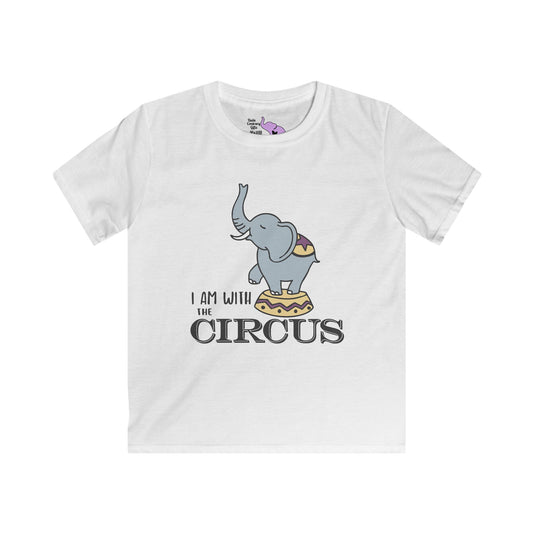 I Am With The Circus Kids Softstyle Tee