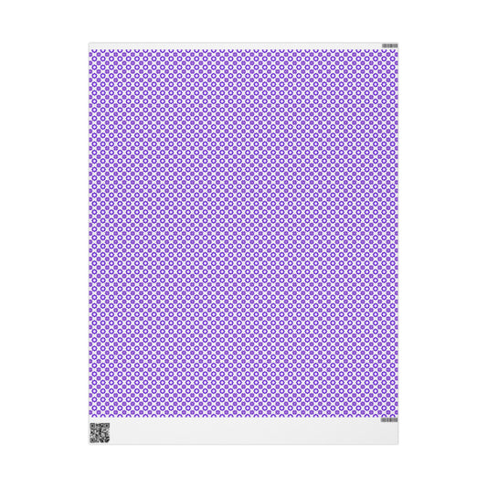 Purple Prism Garden Wrapping Paper