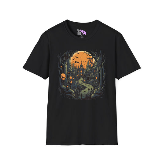 Creepy Cemetery 14 Adult T-shirt