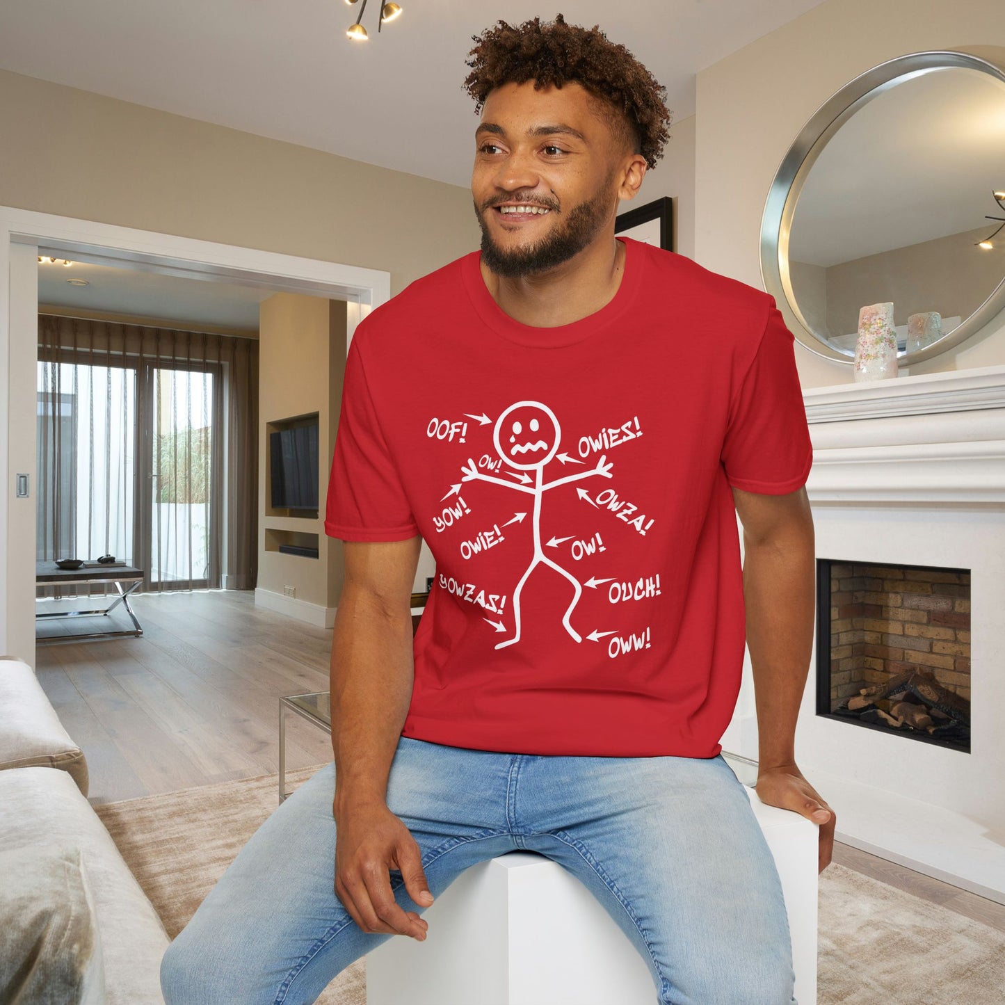 Ow! It All Hurts Adult T-shirt