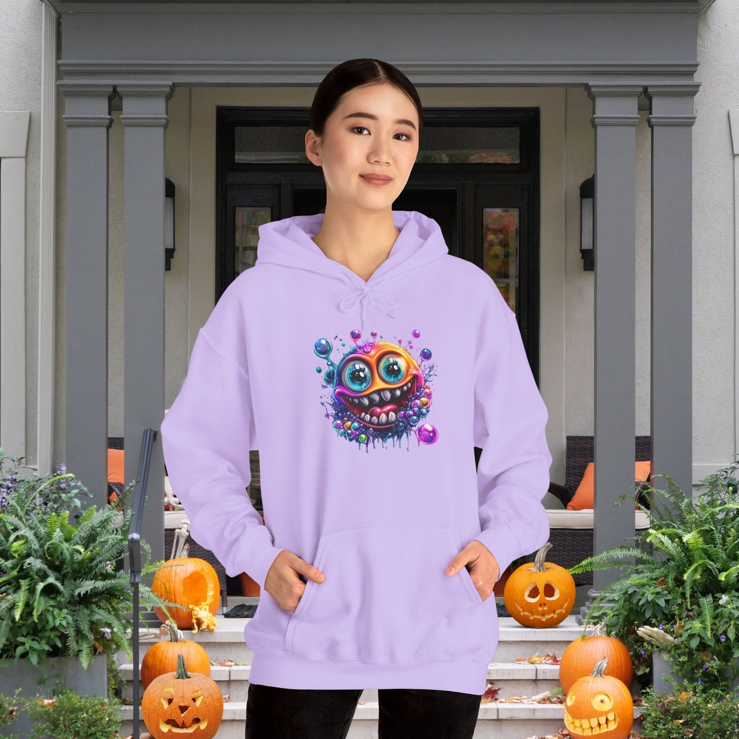 Bubbly Monster Heavy Blend™ Hooded Sweatshirt