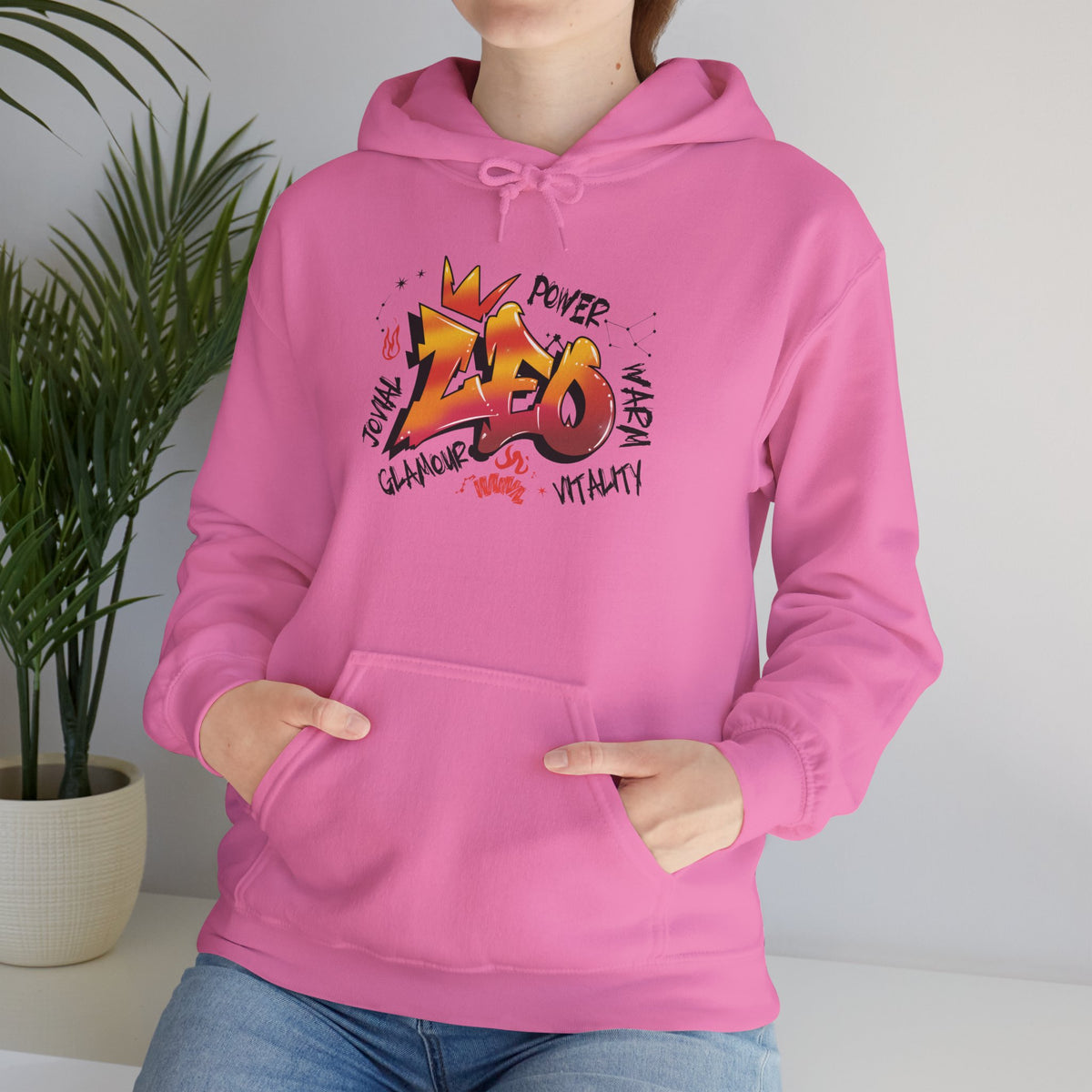 Leo Street Art Heavy Blend™ Hooded Sweatshirt