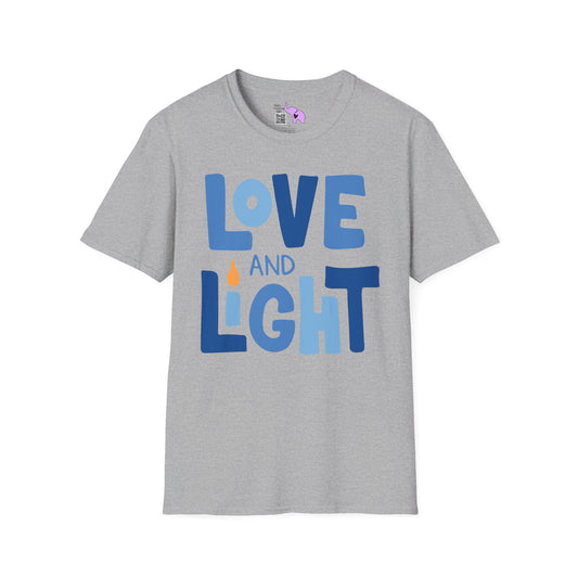 Hanukkah Love & Light 2 Adult T-shirt