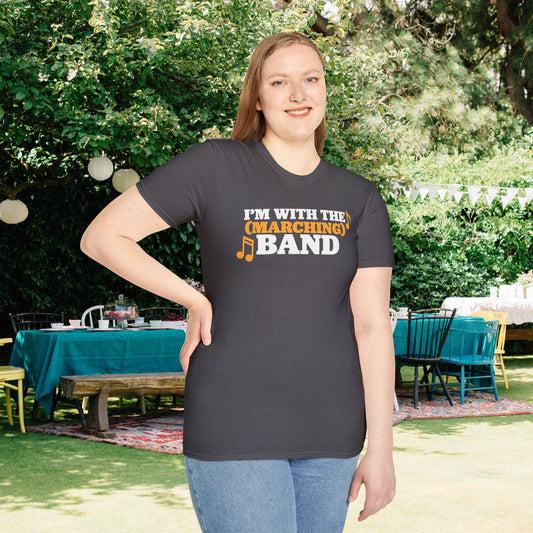 I'm With The (Marching) Band Adult T-shirt