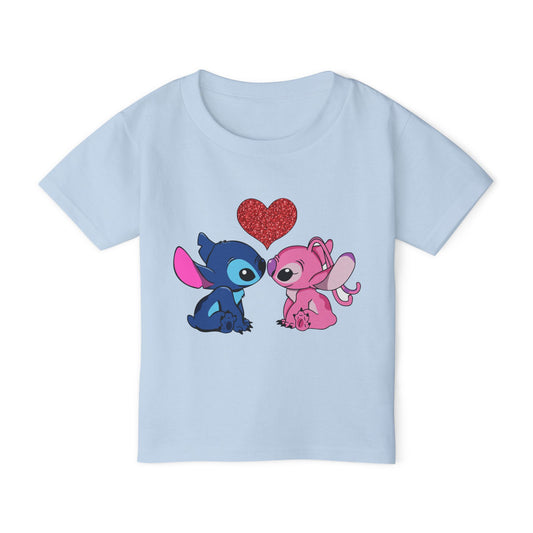 Stitch In Love 2 Heavy Cotton™ Toddler T-shirt