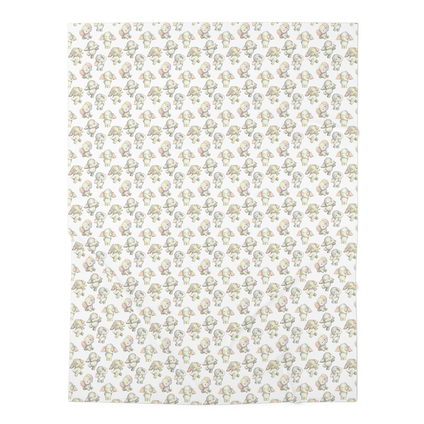Dancing Elephants Swaddle Blanket