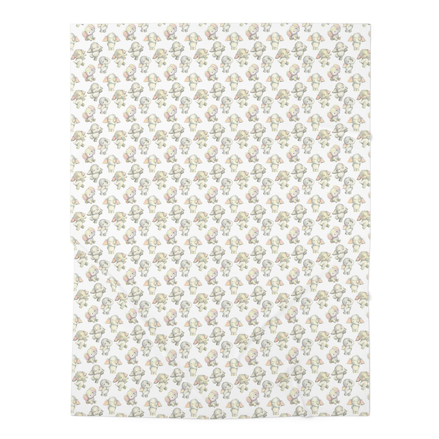 Dancing Elephants Swaddle Blanket