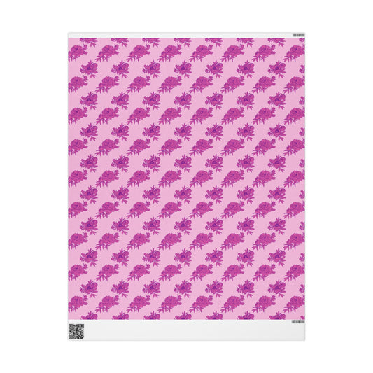 Bubblegum Bloom Peonies Wrapping Paper