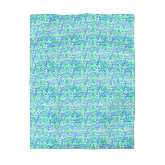 Glacier Grove Camo Microfiber Duvet Cover