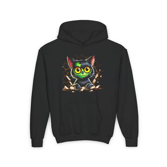 Zombie Kitty Youth Heavy Blend Hoodie
