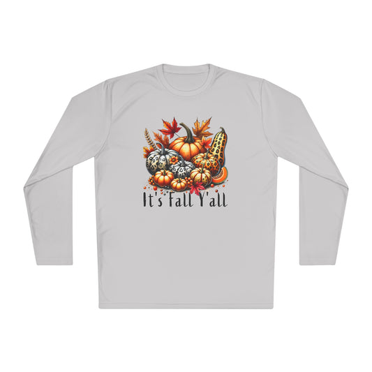 It's Fall Y'all Pumpkins Adult Long Sleeve Tee