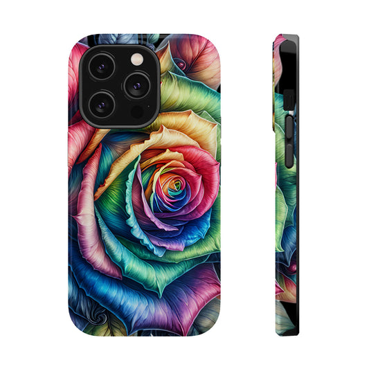 Colorful Rose MagSafe® Compatible Tough Case for iPhone