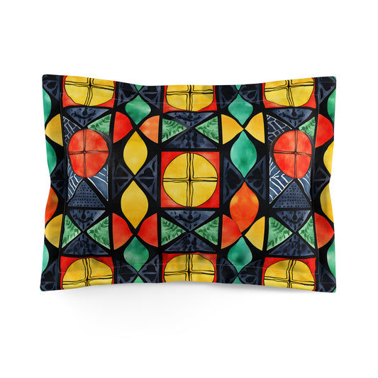 Candlelight Burst Microfiber Pillow Sham