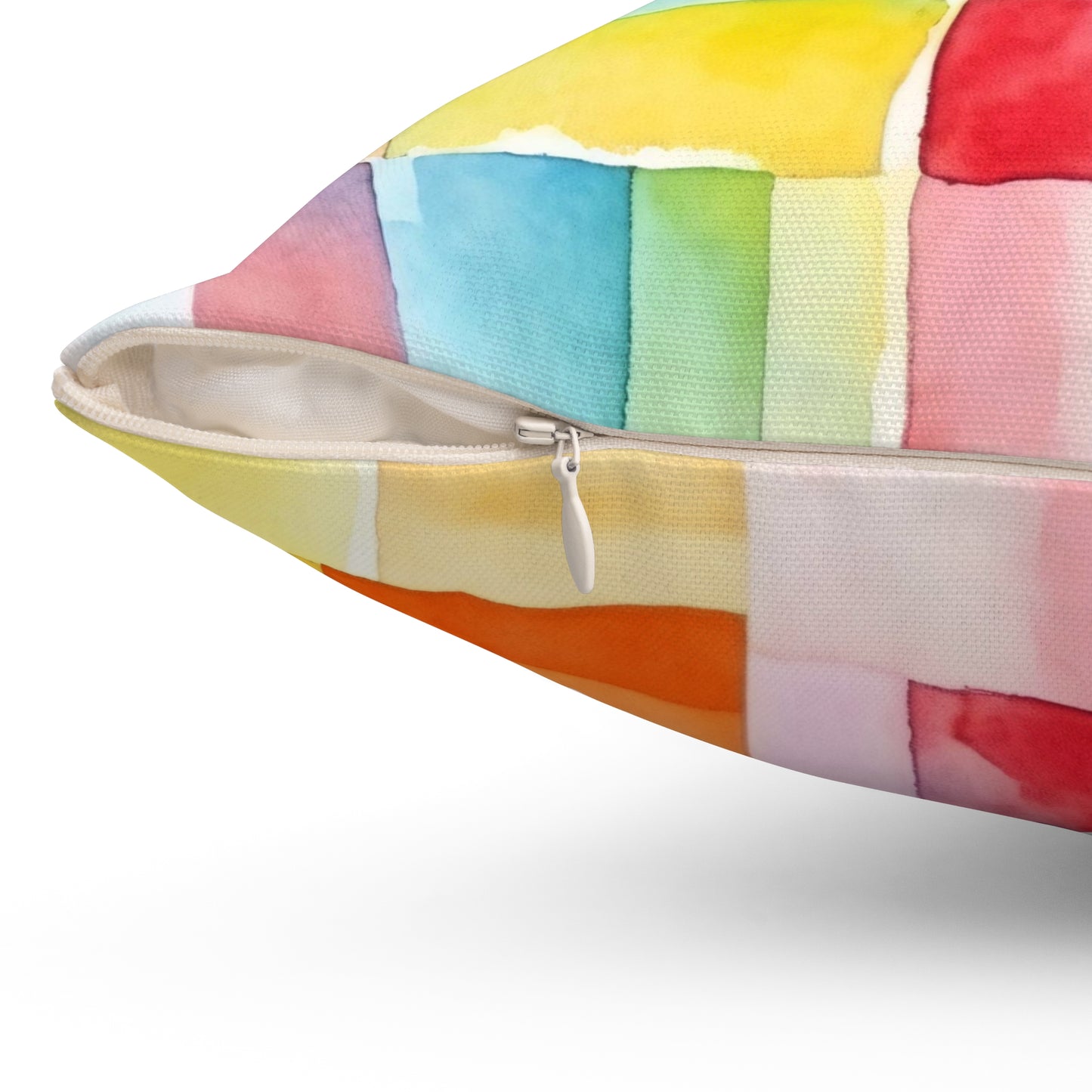 Mosaic Meadows Throw Pillow