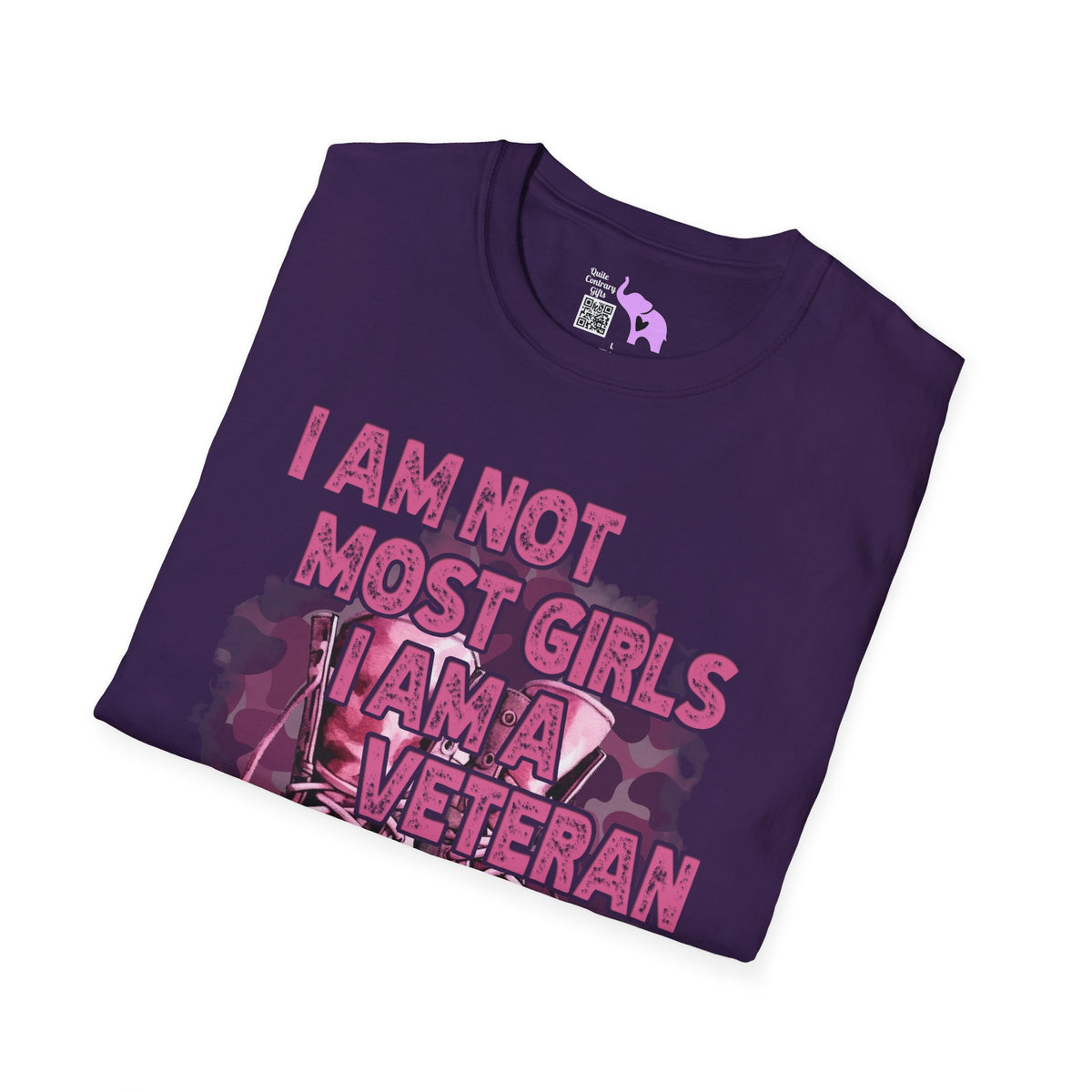 I'm Not Most Girls I Am A Veteran Adult T-Shirt