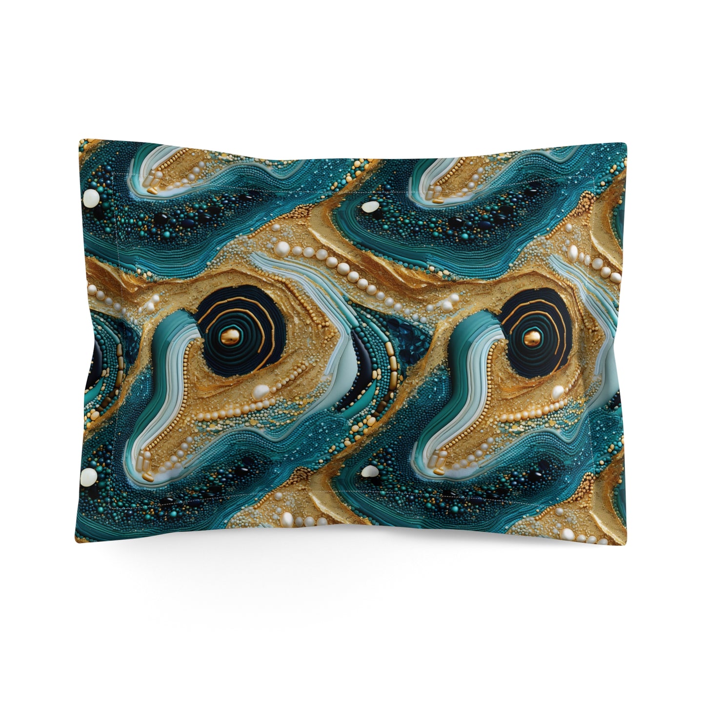 Gilded Ocean Veins Basic Bedding Set