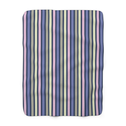 Earthy Stripes Fleece Blanket