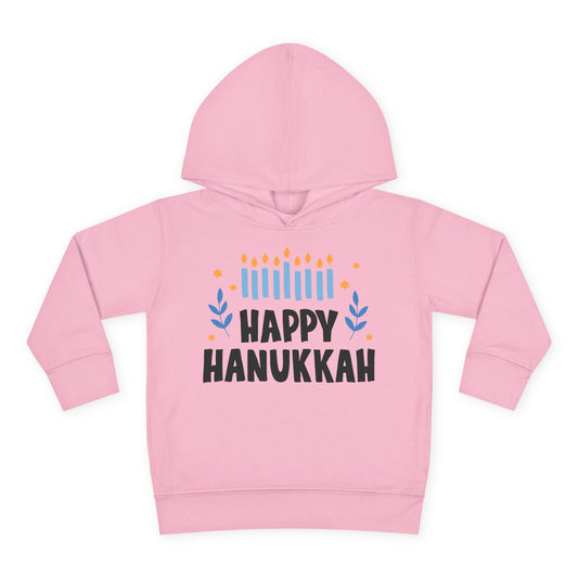 Happy Hanukkah 5 Toddler Pullover Fleece Hoodie