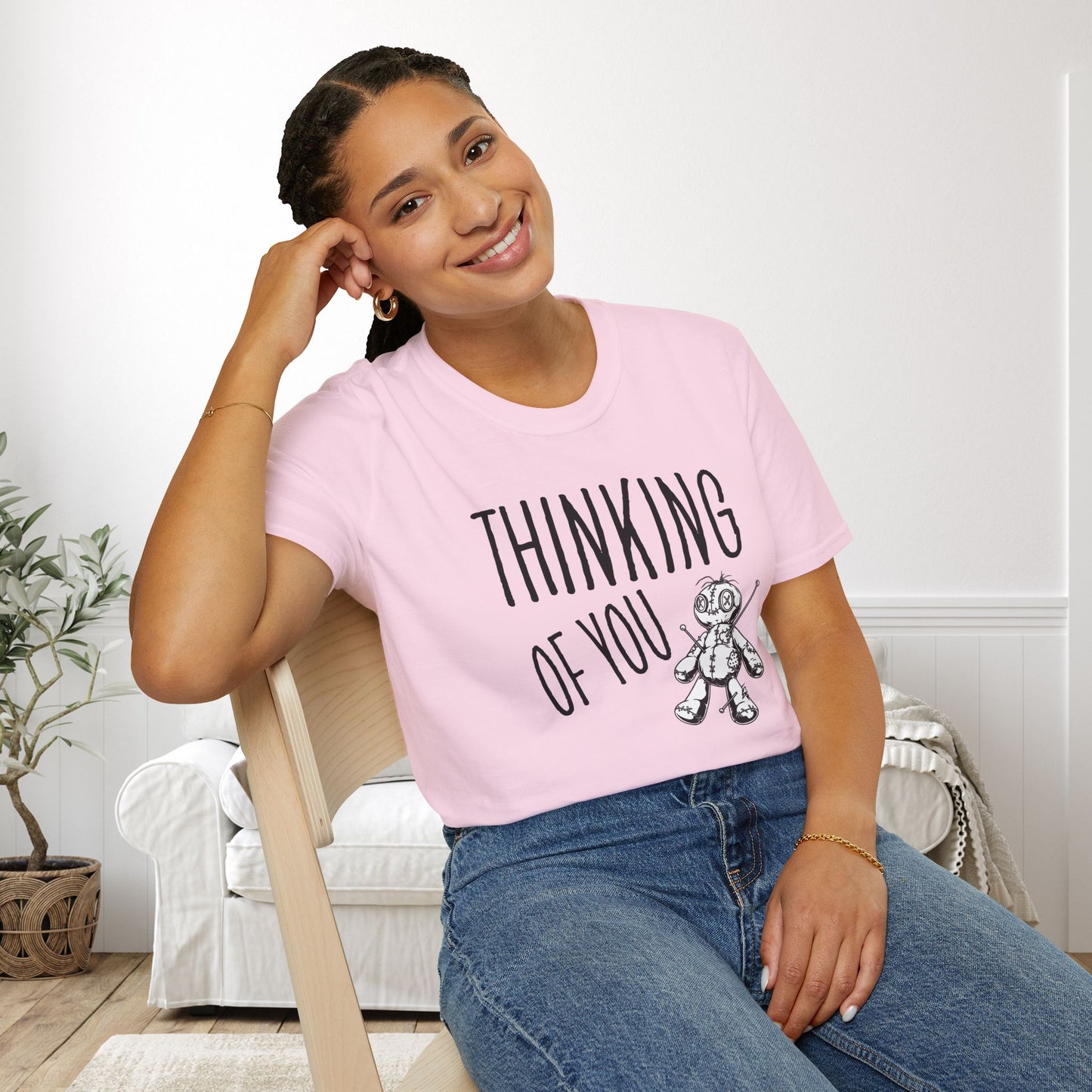Thinking Of You (Voodoo Doll) Adult T-shirt