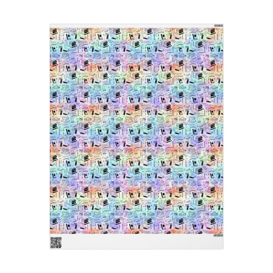 Colorful Chapters Wrapping Paper