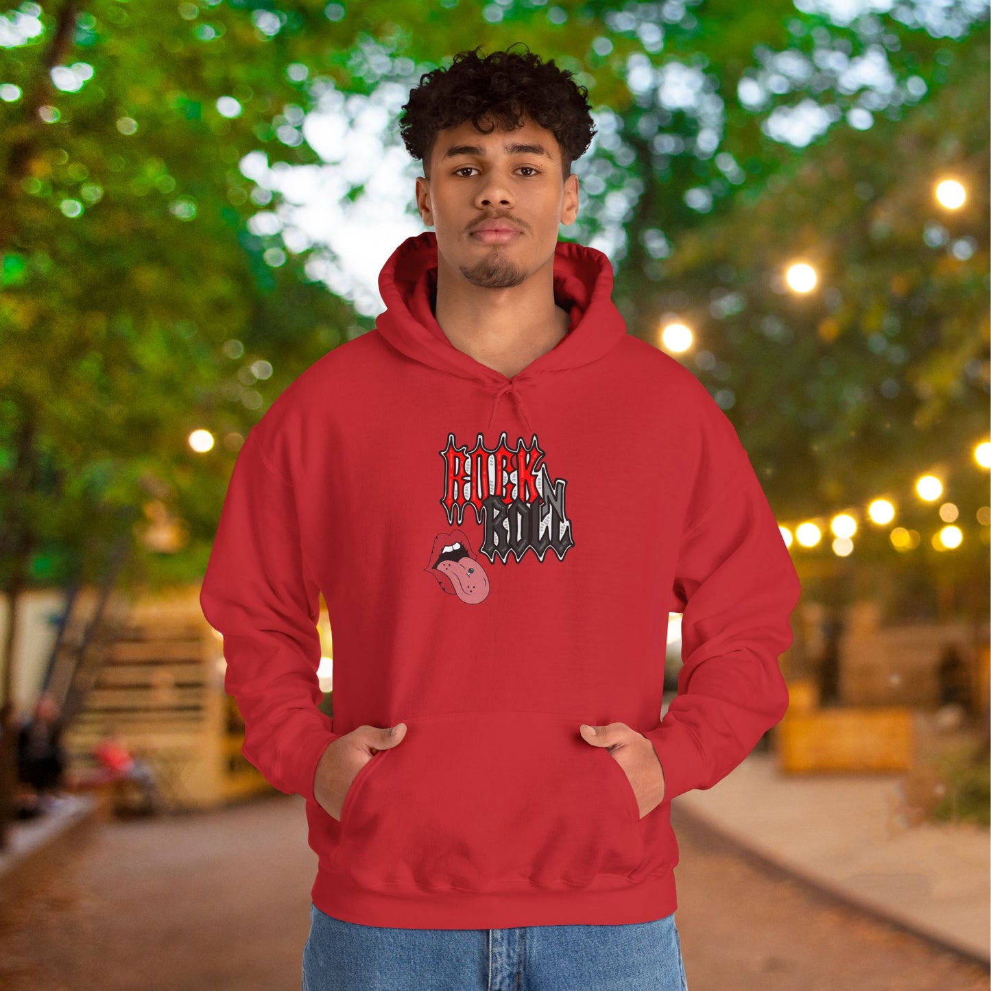 Rock N' Roll Adult Heavy Blend™ Hooded Sweatshirt