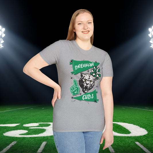 Brenham Cubs #1 Adult T-shirt