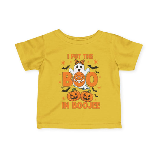I Put the Boo in Boojee Infant Soft T-Shirt