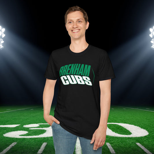 Brenham Cubs (Angled) Adult T-shirt