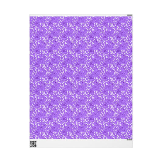 Lavender Peony Symphony Wrapping Paper