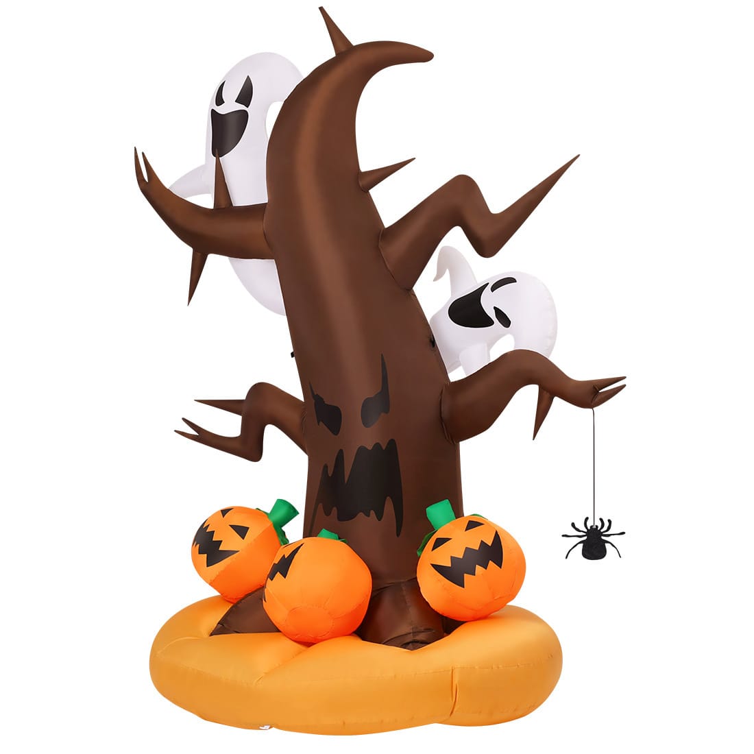 8FT Spooky Tree with Ghosts and Pumpkins Halloween Inflatable