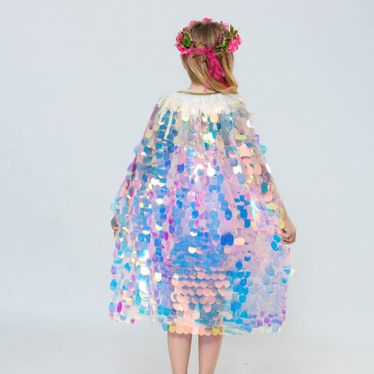 Mermaid Sequin Cloak