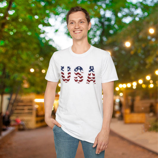 USA in Style Adult T-shirt